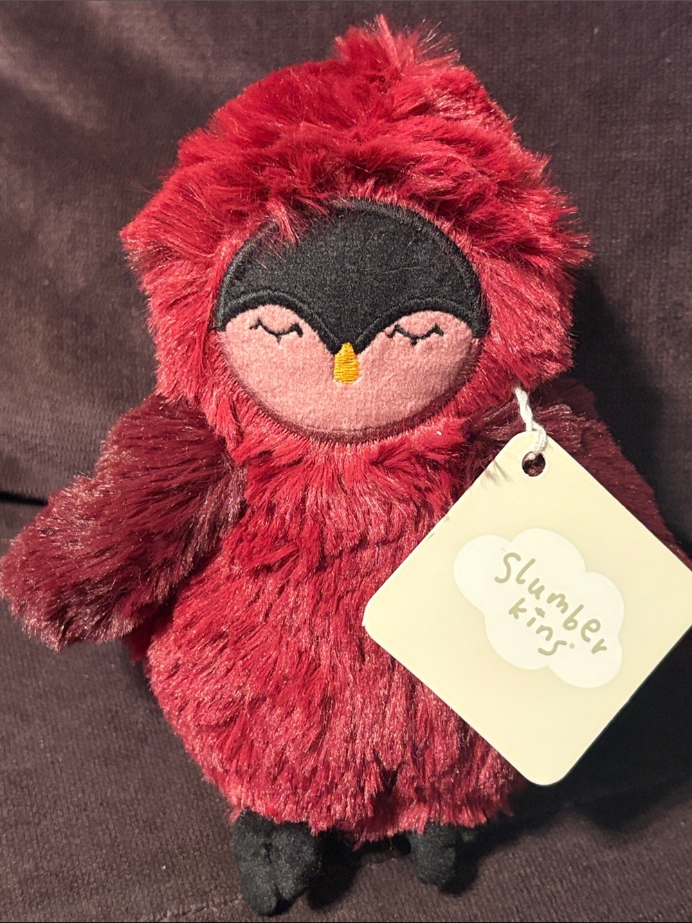 Slumberkins Red Plush Cardinal Comfort Toy NWT